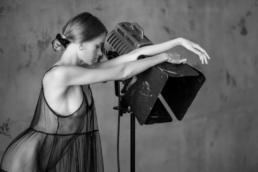 Ethereal Studio Dancer by Chris Bos — canvas wall art