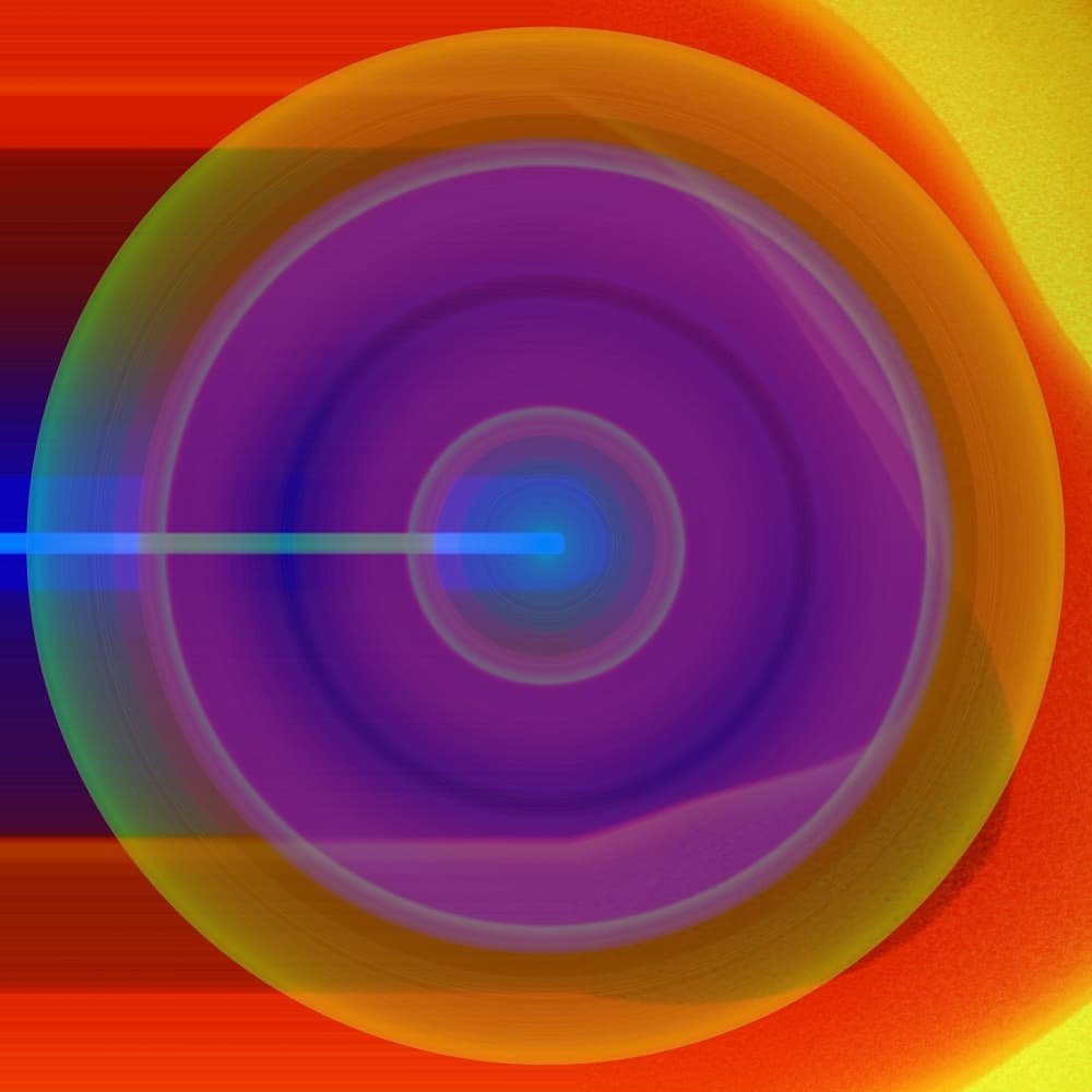 Vibrant Light Vortex by PASLIER Morgan — canvas wall art