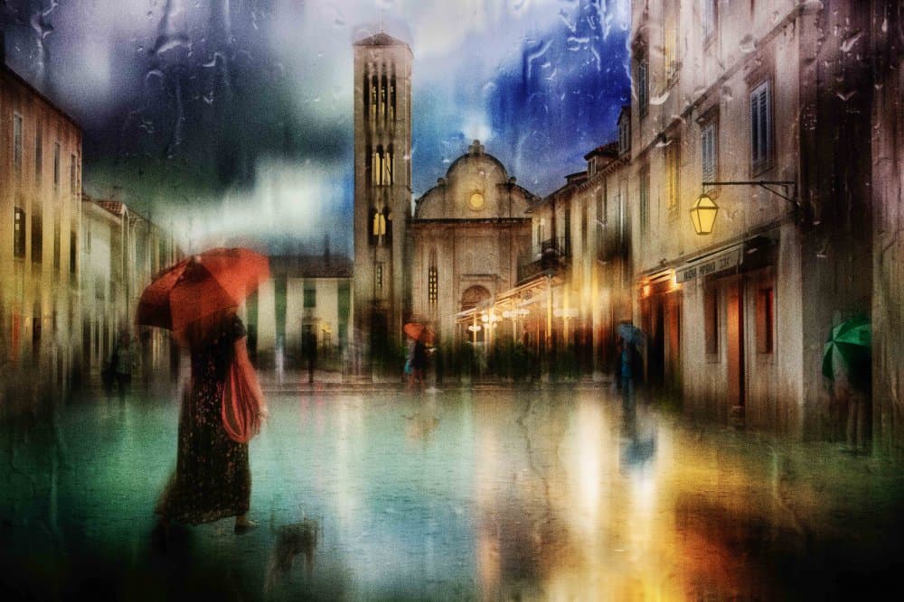 As we walked the city streets, you never said a word.... by Charlaine Gerber — canvas wall art