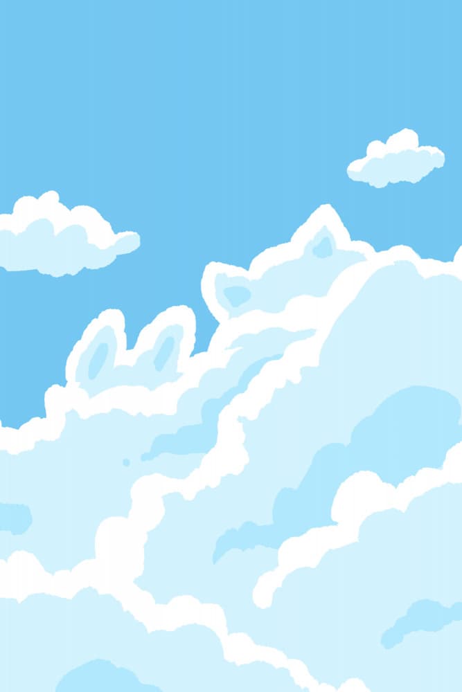Fluffy Cloud Kittens by Xuan Thai — canvas wall art