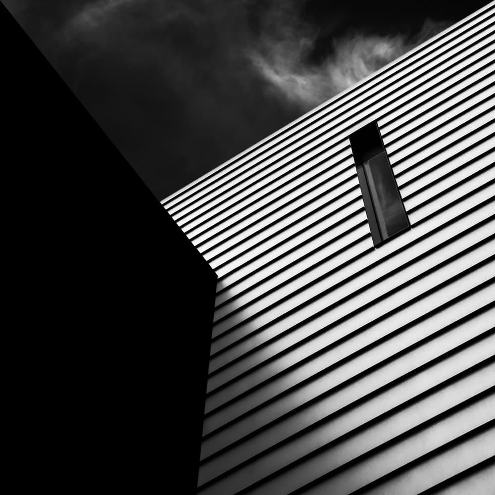Stark Architectural Lines by Gilbert Claes — canvas wall art