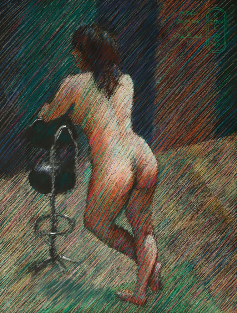 Model Session 18 04 26 2 (srbg) (1200 Ppi) (4478 X 5904).png by Corné Akkers — canvas wall art