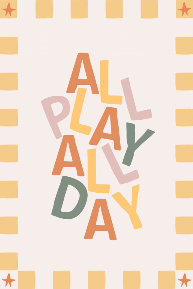 All Play All Day by Menina Lisboa — canvas wall art
