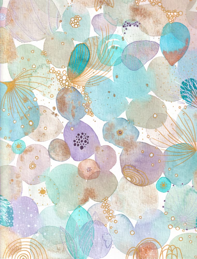 Soft Organic Pastels by Camille Contini — canvas wall art