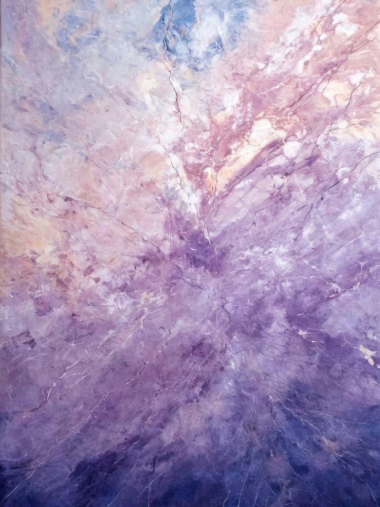 Ethereal Marble Flow by Alpenglow Workshop — canvas wall art