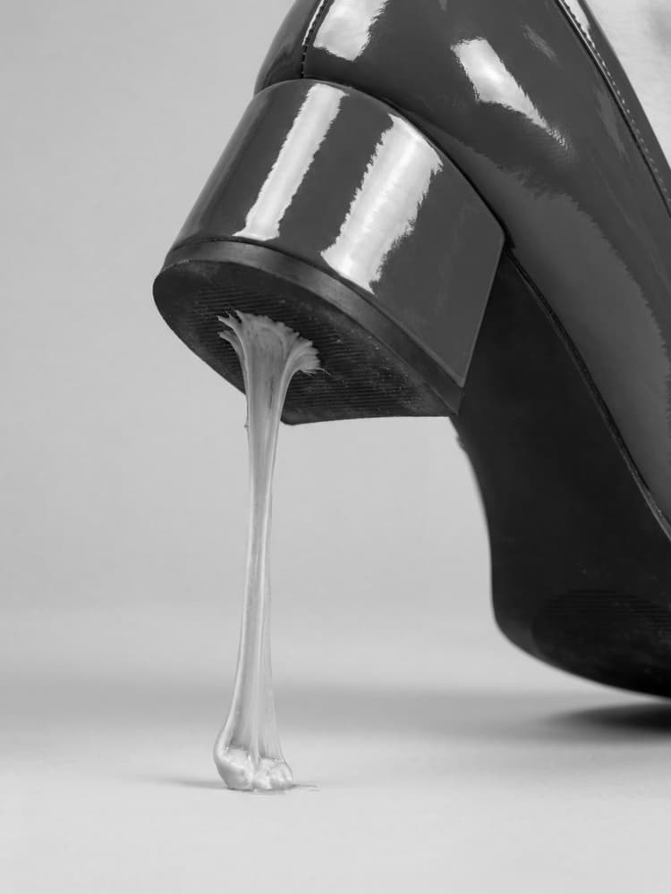Sticky Shoe Mess by Andreas Magnusson — canvas wall art