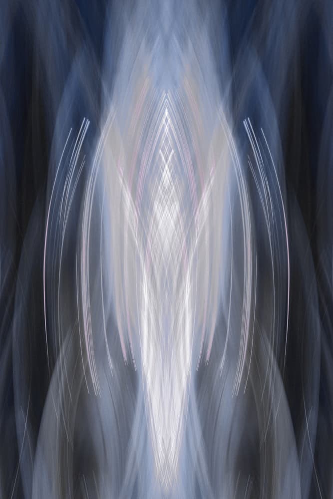 Ethereal Blue Flow by Christina Sillen — canvas wall art