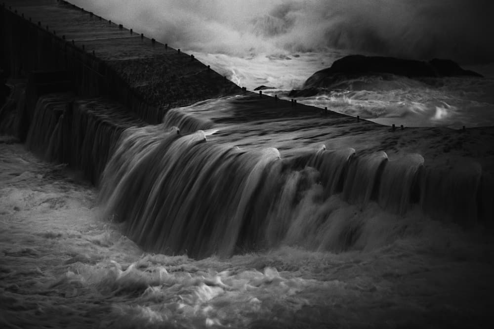 Powerful Water Cascade by Rui Caria — canvas wall art