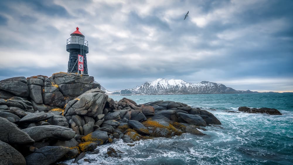 Coastal Lighthouse View by Bartolome Lopez — canvas wall art