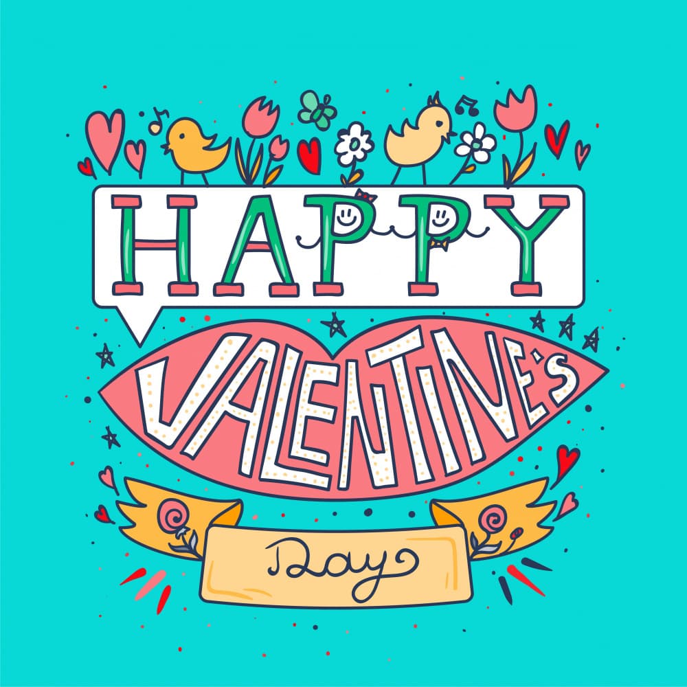 Happy Valentine Celebration by Marika Barsrsind β canvas wall art