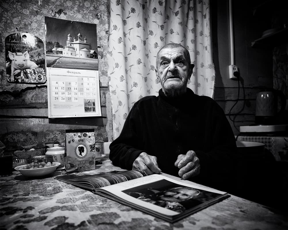 Elderly Man Deep In Thought by Marcel Rebro — canvas wall art