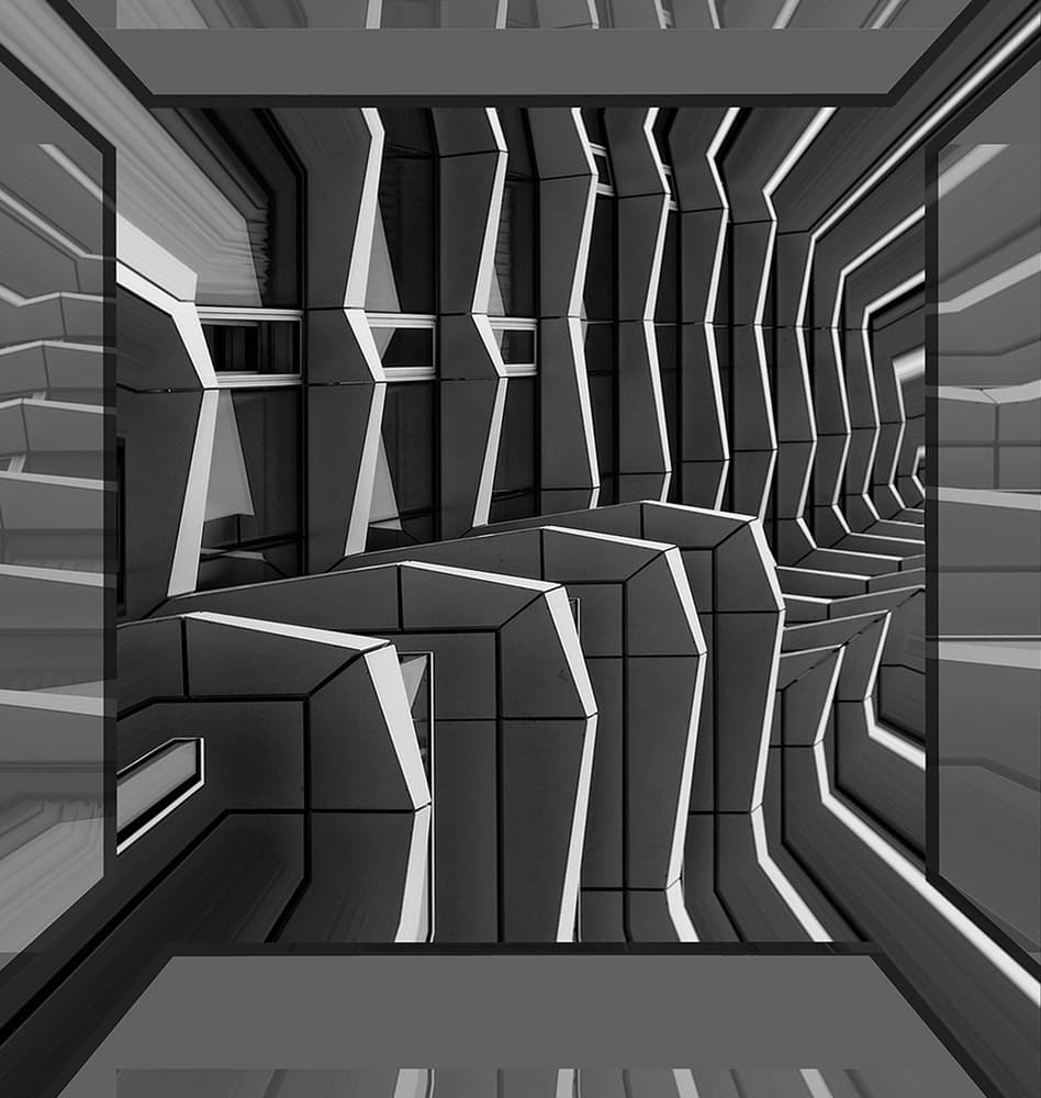 Abstract Urban Geometry by Henk van Maastricht — canvas wall art
