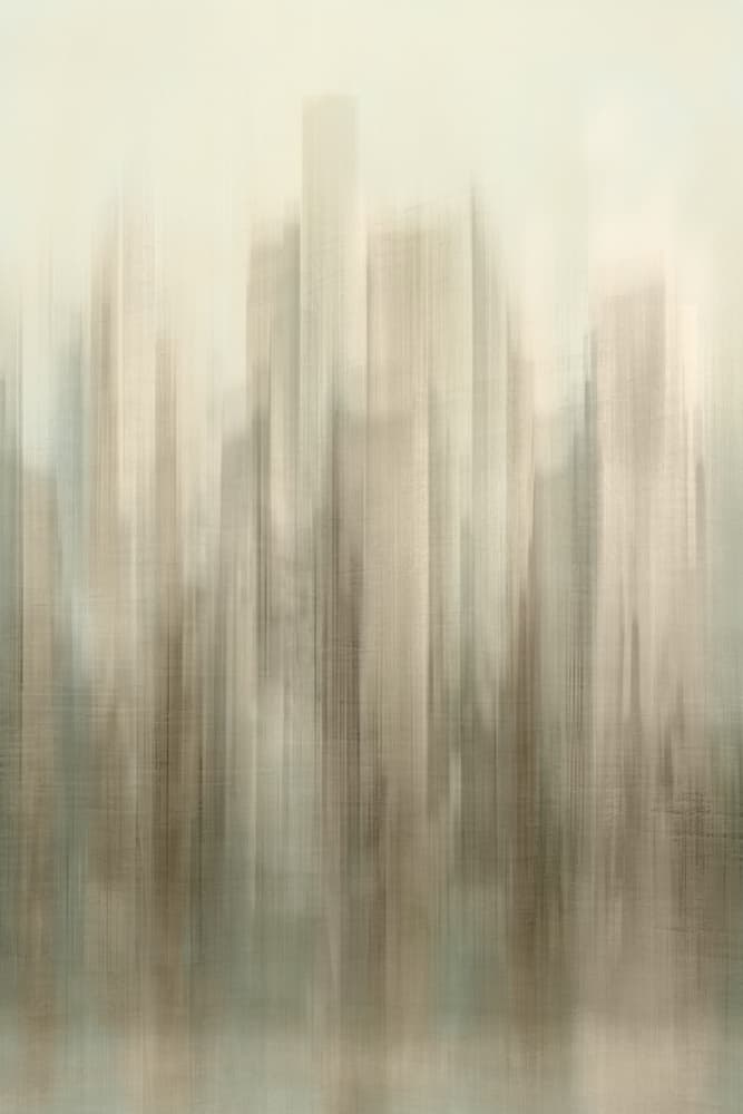 Abstract City Skyline by Christina Sillen — canvas wall art