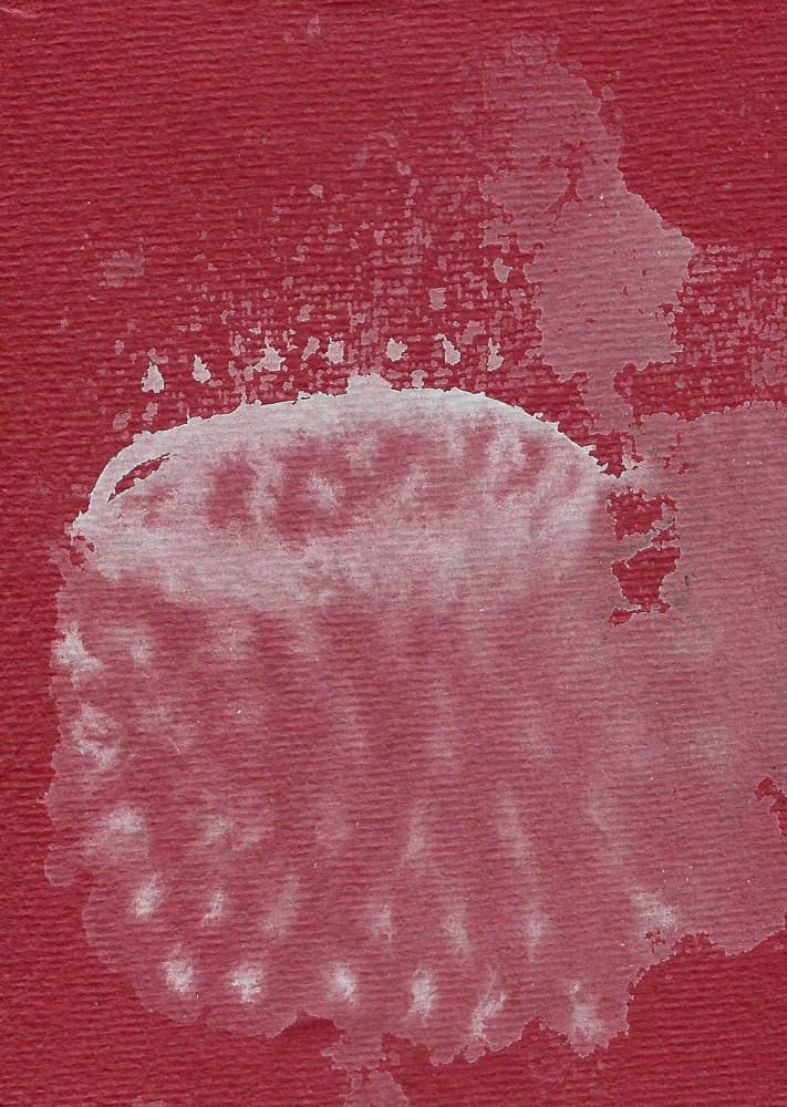 Faded Red Abstract by Santhosh ch — canvas wall art