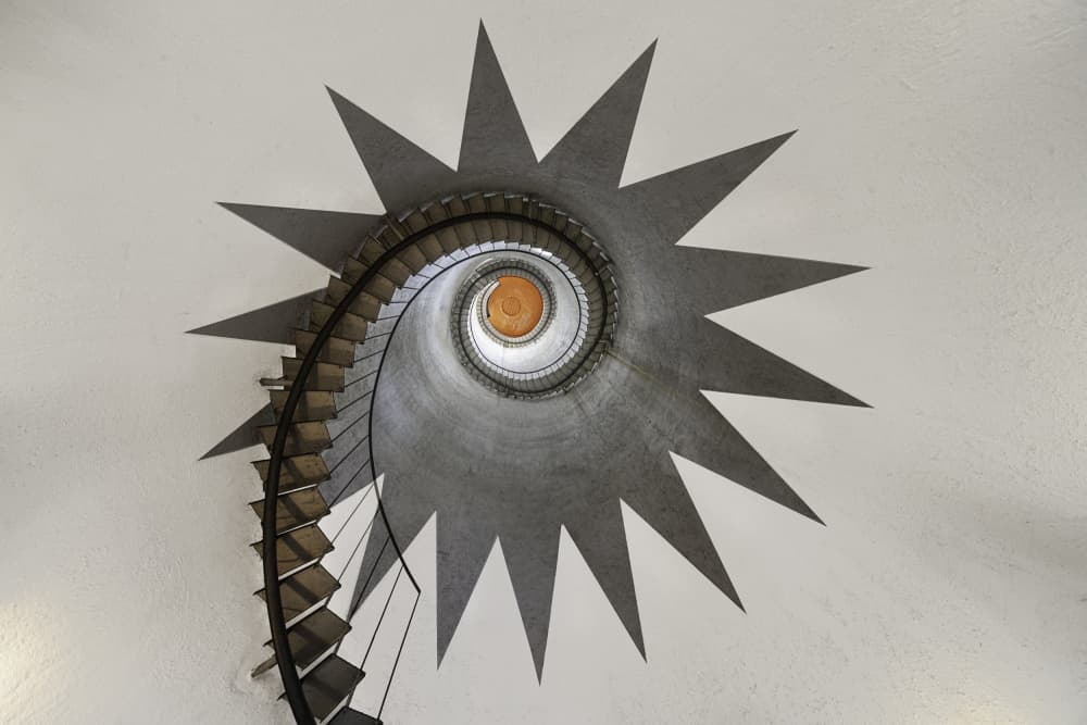 Spiral Star Staircase by fotomarion — canvas wall art