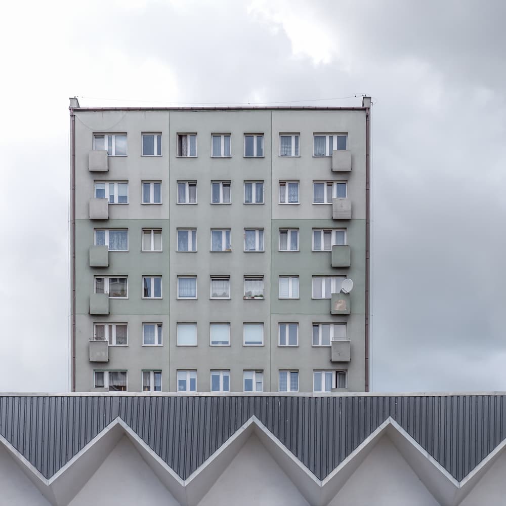 Urban Geometry by Klaus Lenzen — canvas wall art