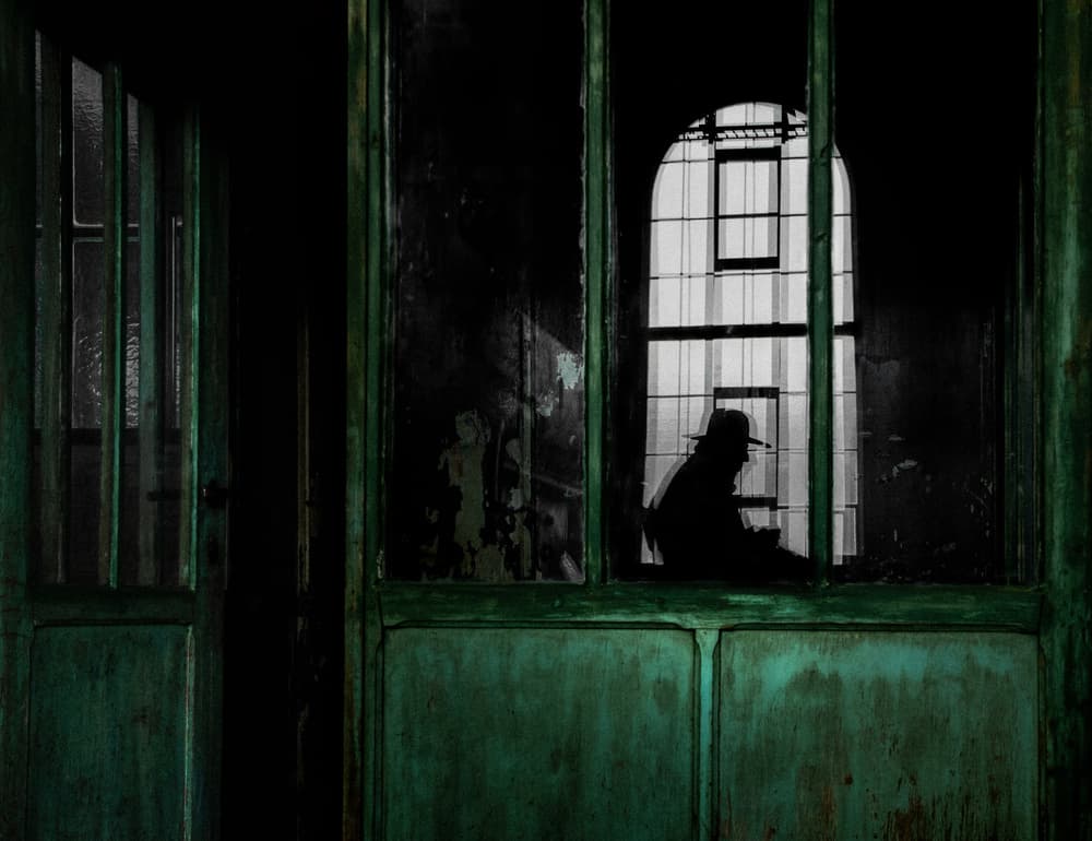 Mystery Behind Green Door by Marc Huybrighs — canvas wall art