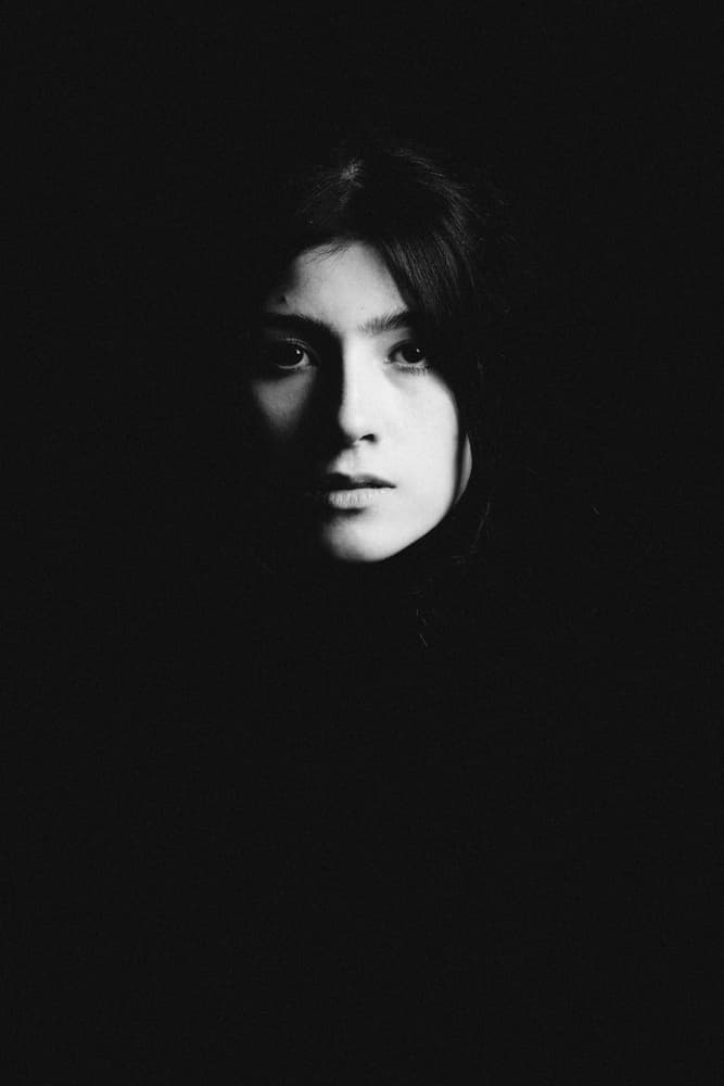 Intense Female Gaze by Artem Vasilenko — canvas wall art