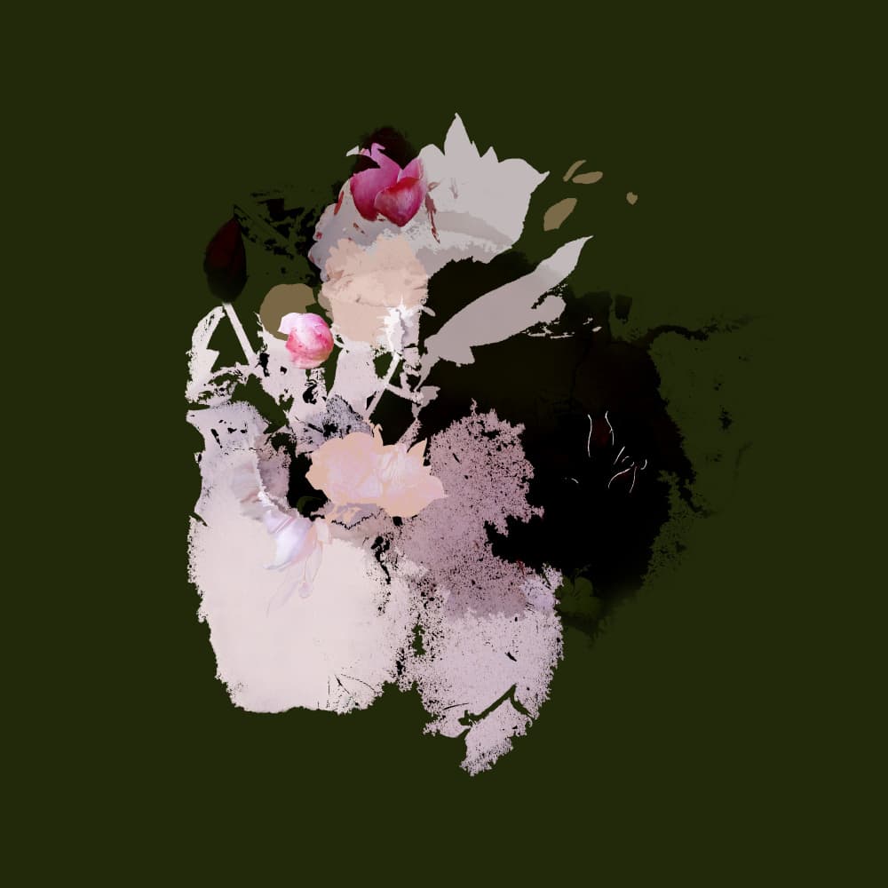 Muted Floral Abstract by Miriam Stayte — canvas wall art