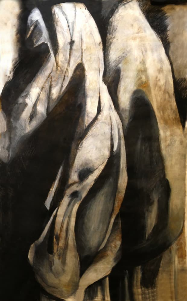 Abstract Draped Forms by Doris Schmitz — canvas wall art