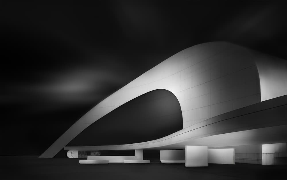 Modern Architectural Curves by Fran Osuna — canvas wall art