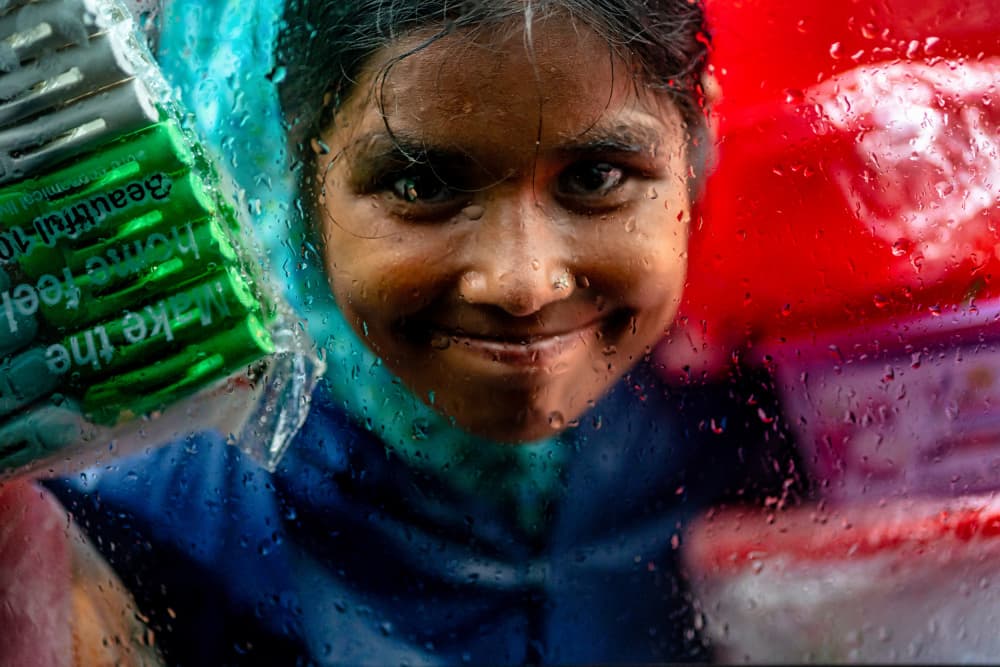Smiling Through the Rain by Md. Arifuzzaman — canvas wall art