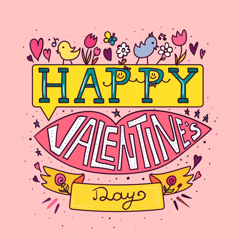 Whimsical Valentine Message by Marika Barsrsind β canvas wall art