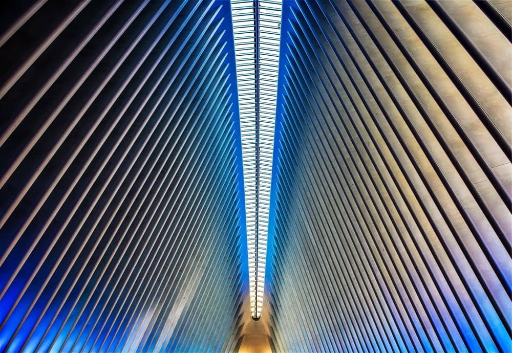 Modern Architectural Symmetry by Arnon Orbach — canvas wall art
