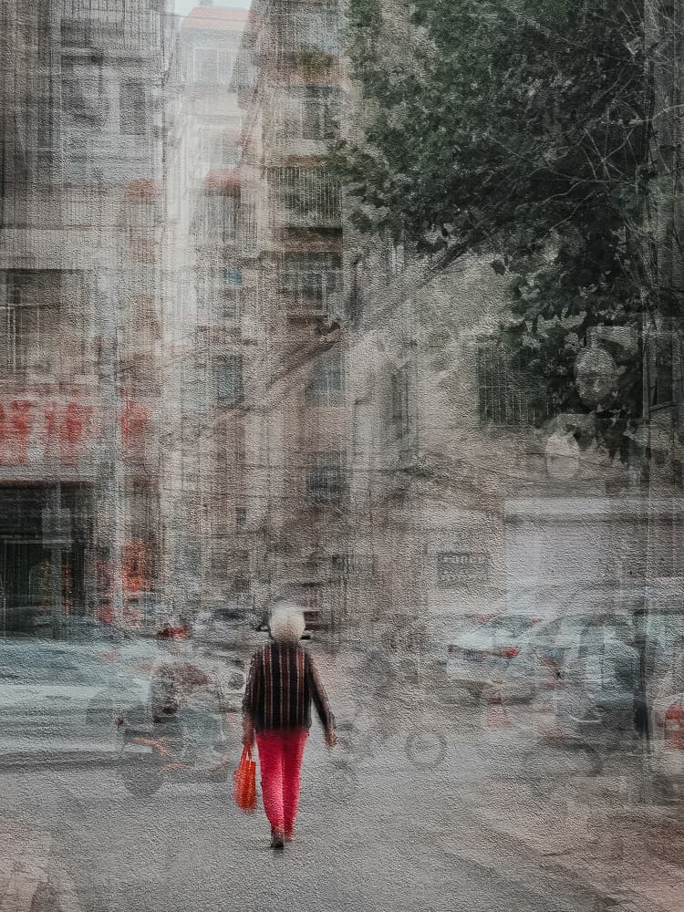 Urban Walk Dreamy by Cindy Liu — canvas wall art