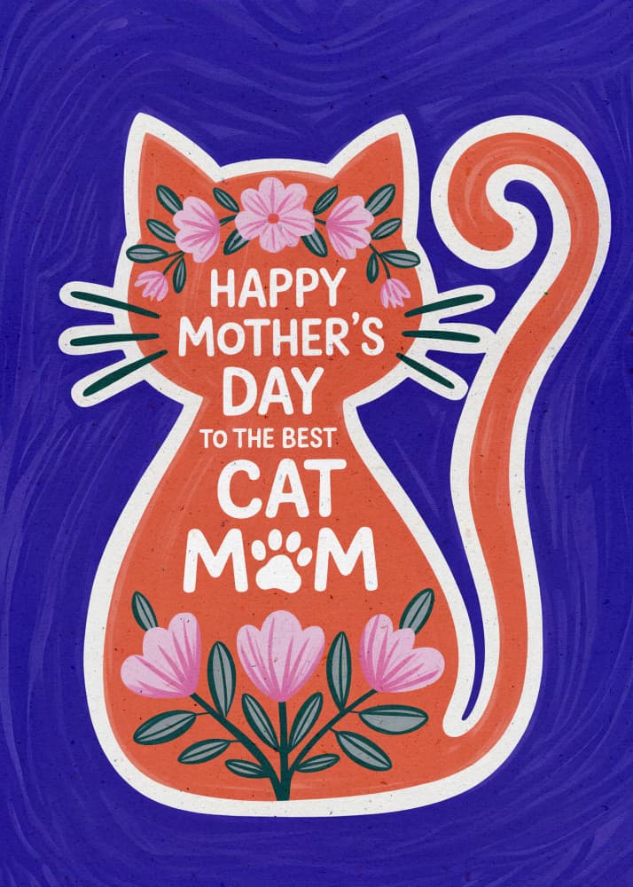 Best Cat Mother's Day by Pictufy Studio IV — canvas wall art