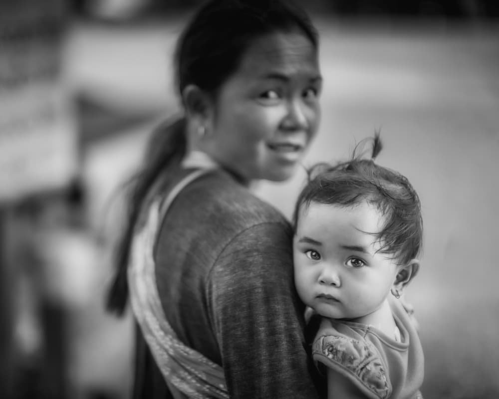 Mother and Child Bond by Luis Borges Alves — canvas wall art