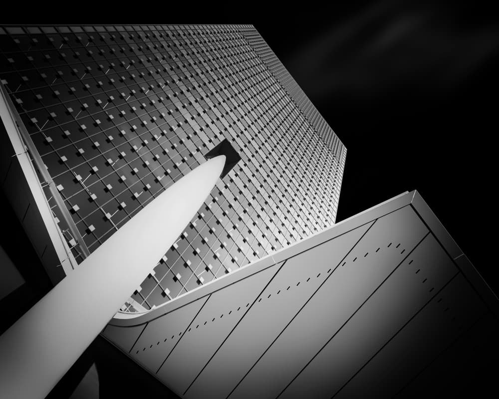 Modern Architectural Geometry by Jeroen van de Wiel — canvas wall art