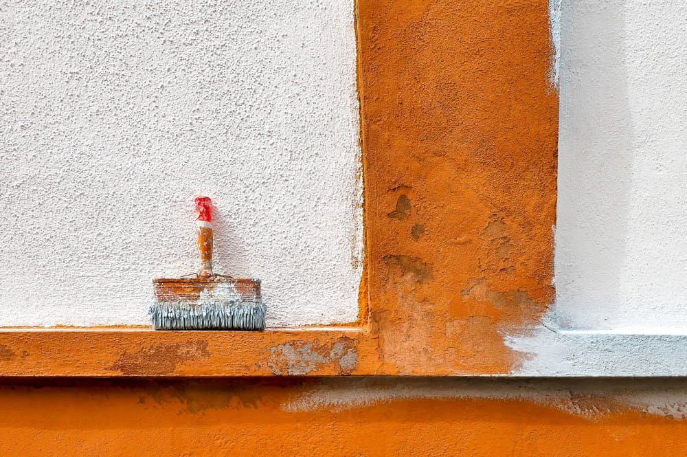 Wall Painting In Progress by Markus Auerbach — canvas wall art