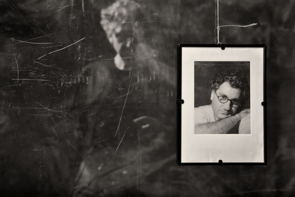 Thoughtful Man In Glasses by Vito Guarino — canvas wall art