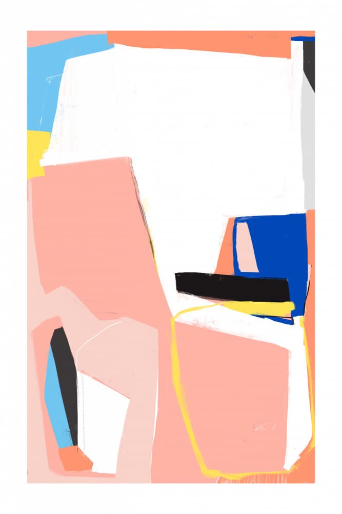 Modern Geometric Abstract by Jilli Darling — canvas wall art