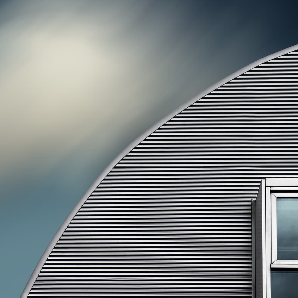 Sleek Architectural Curve by Gilbert Claes — canvas wall art