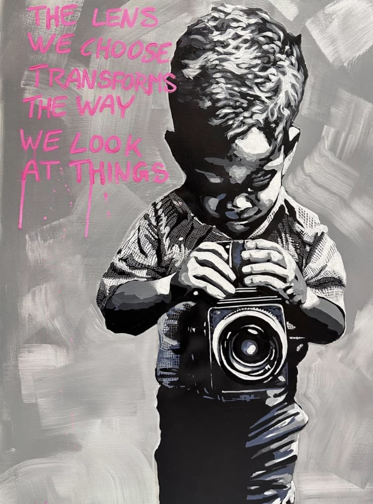 Young Photographer Quote by Suzan Habib — canvas wall art