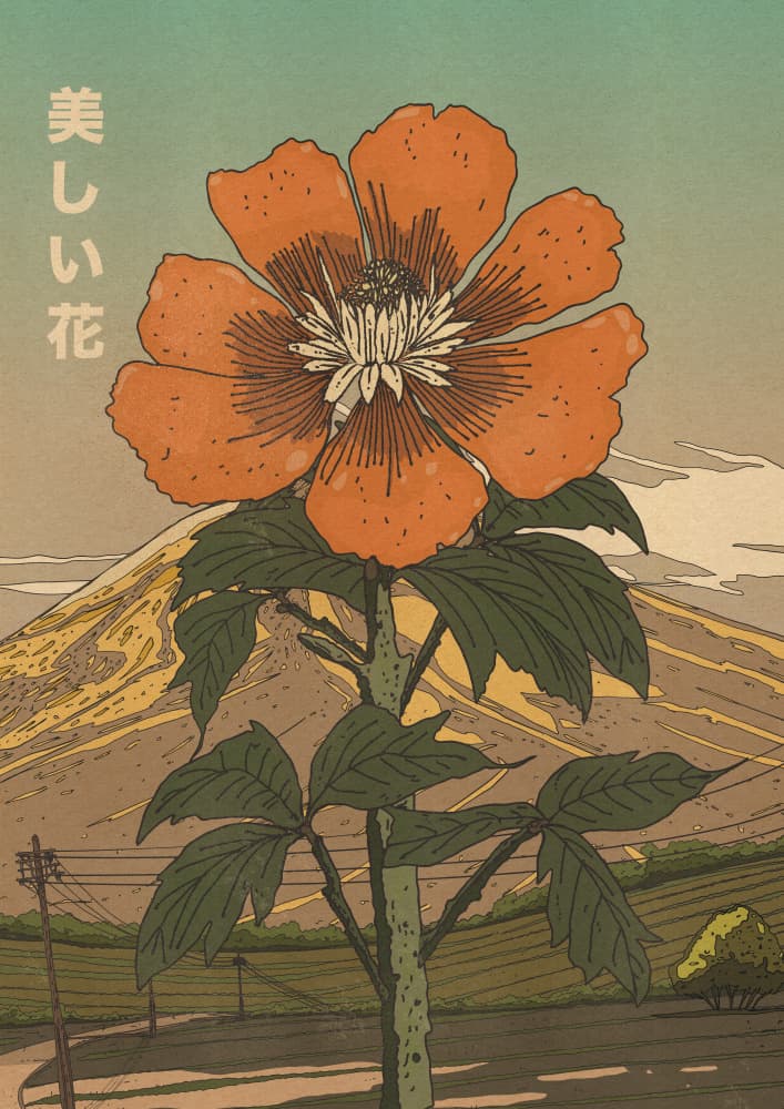 Fuji Mountain Bloom