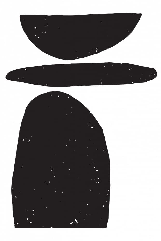 Abstract Organic Balance by Fun Qui — canvas wall art