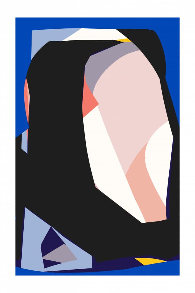 Bold Abstract Forms by Jilli Darling — canvas wall art