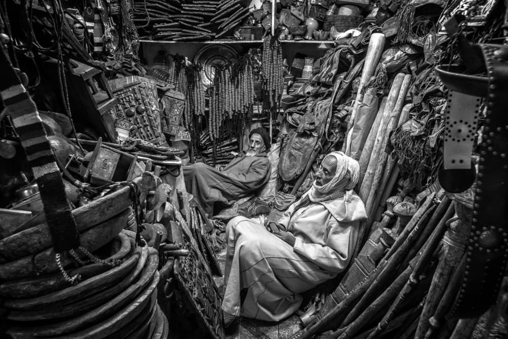 Traditional Souk Life by Pavol Stranak — canvas wall art
