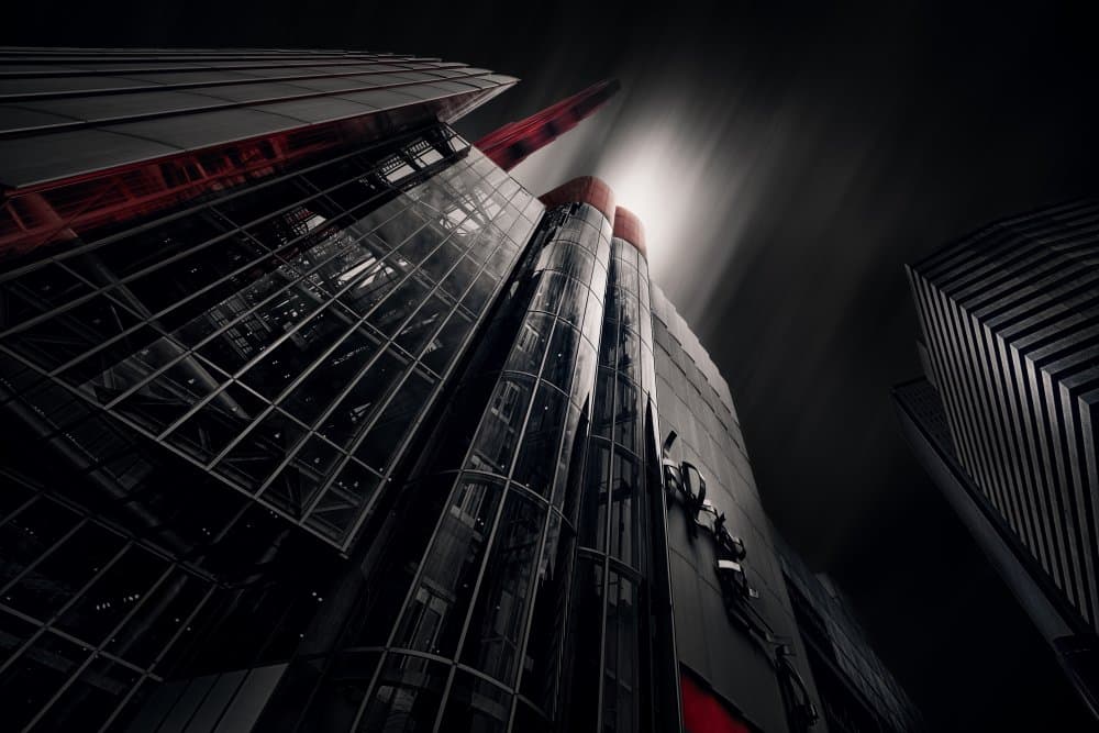 Dramatic Urban Architecture by Yoshihiko Wada — canvas wall art