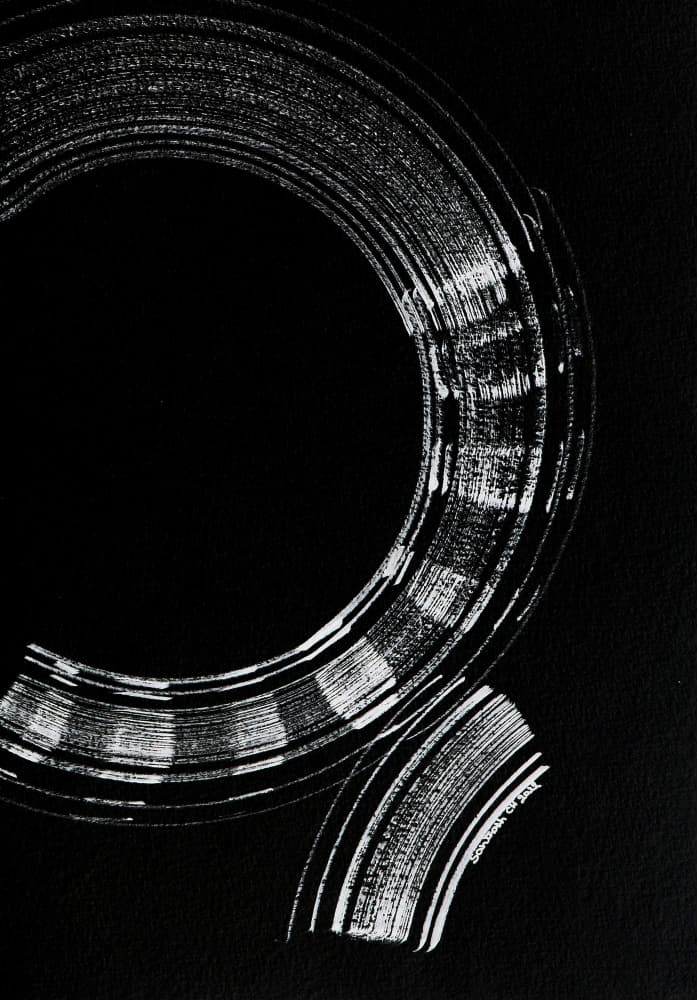 Abstract Circular Strokes by Santhosh ch — canvas wall art