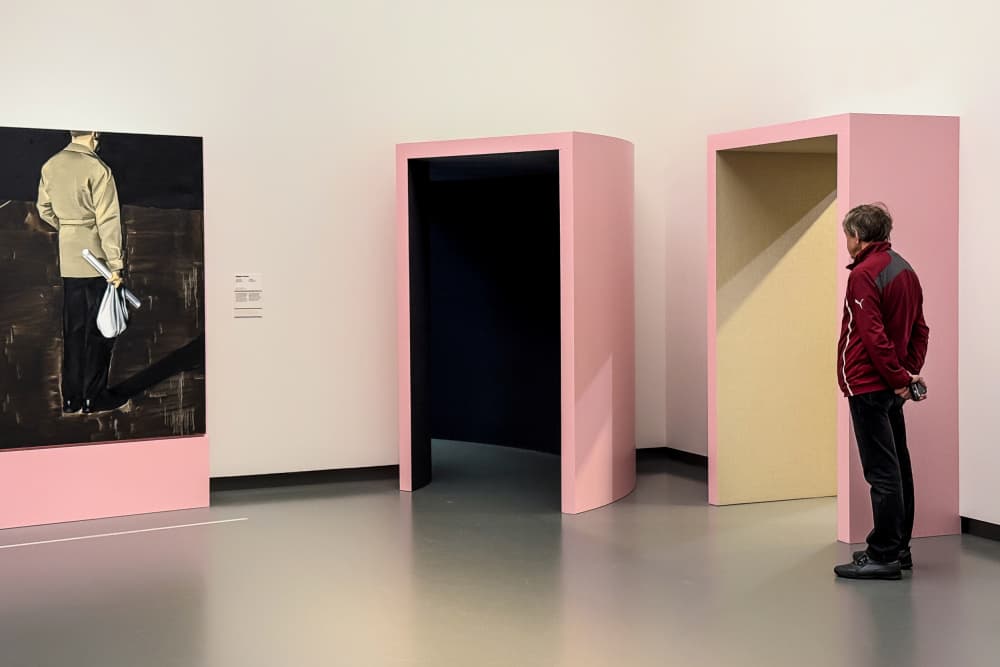 Modern Gallery Pink Art by Lus Joosten — canvas wall art