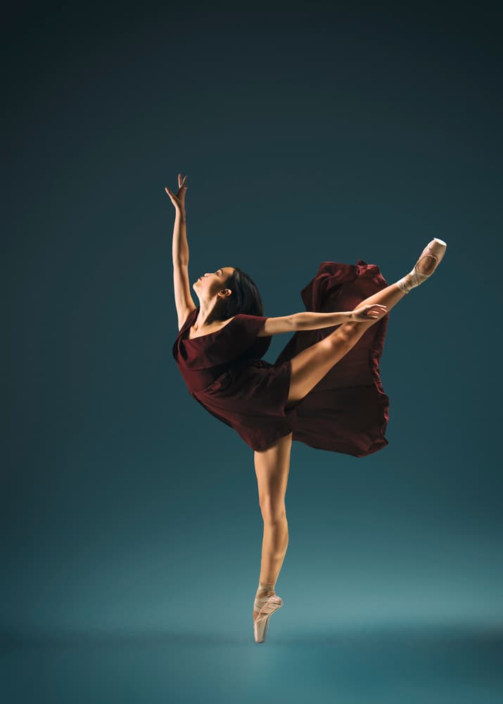 Graceful Ballet Dancer by Rob Li — canvas wall art