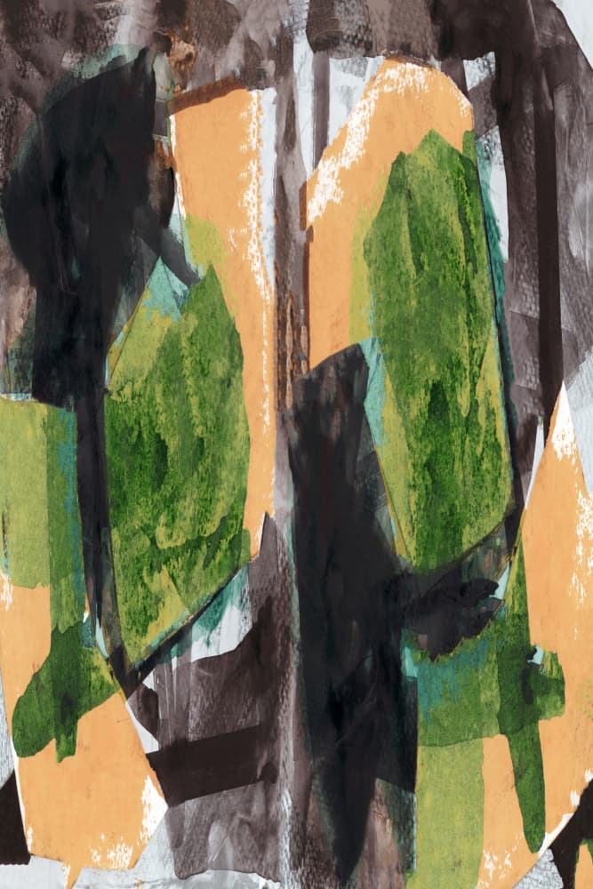 Abstract Earth Layers by cartissi — canvas wall art