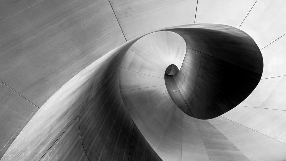 Modern Spiral Architecture by Gunarto Song — canvas wall art