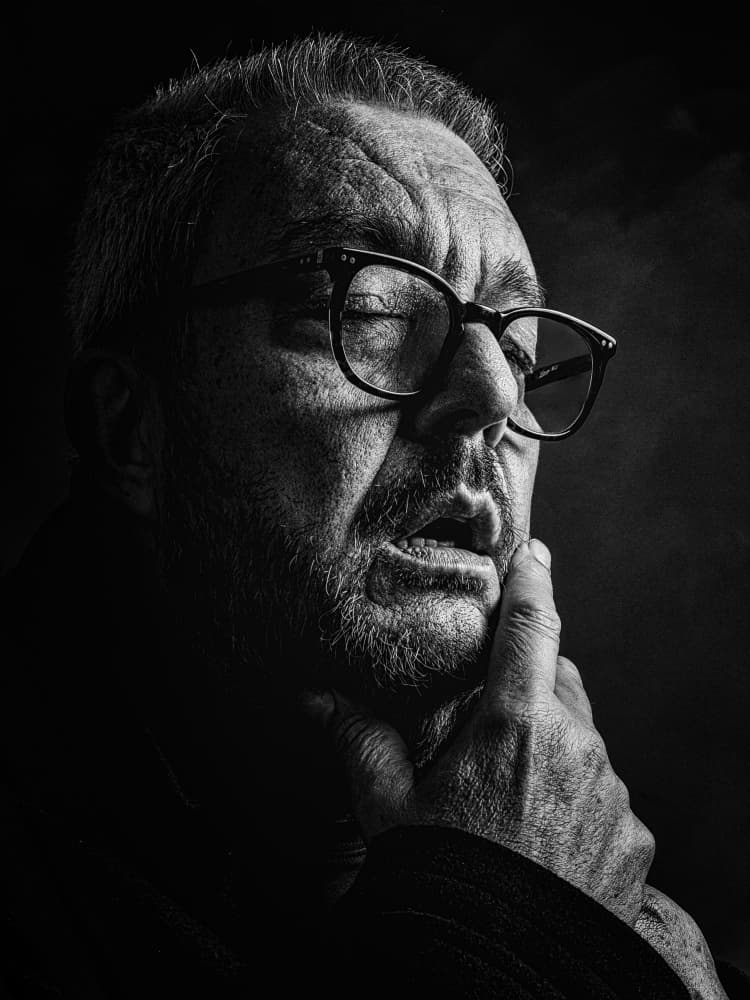 Man in Deep Thought by Stefan Eisele — canvas wall art