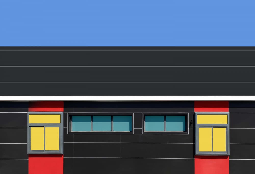 Colorful Modern Facade by Arnon Orbach — canvas wall art