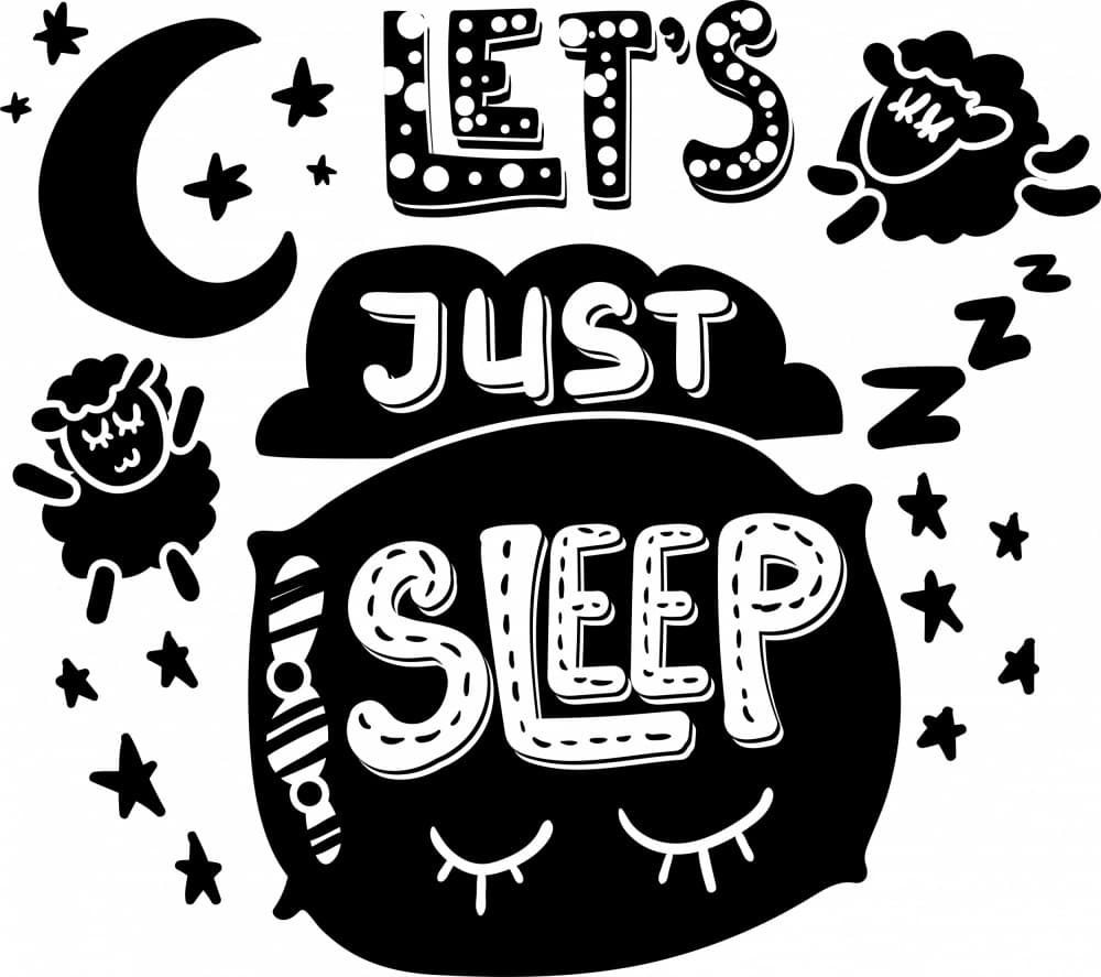 Let's Just Sleep by Marika Barsrsind β canvas wall art